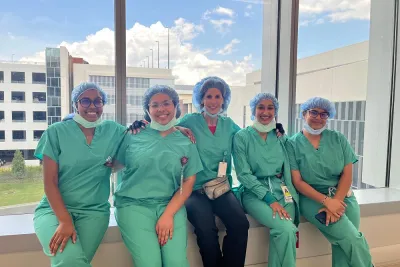 Dr. Ross and students