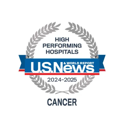 AdventHealth Orlando is recognized by U.S. News & World Report as a nationally rated leader in cancer care.