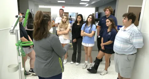 Cath lab students visit